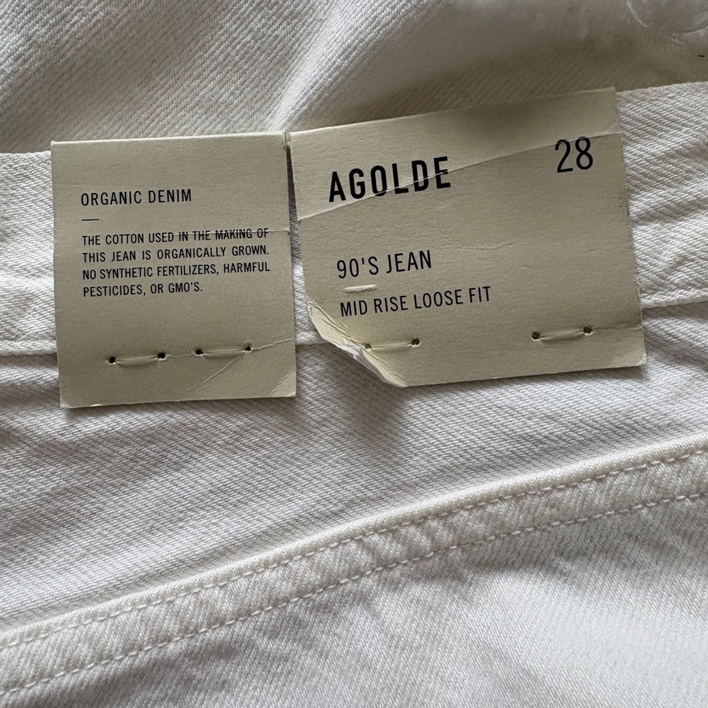 NWT Agolde 90s Distressed Straight Jeans - Picture 4 of 12